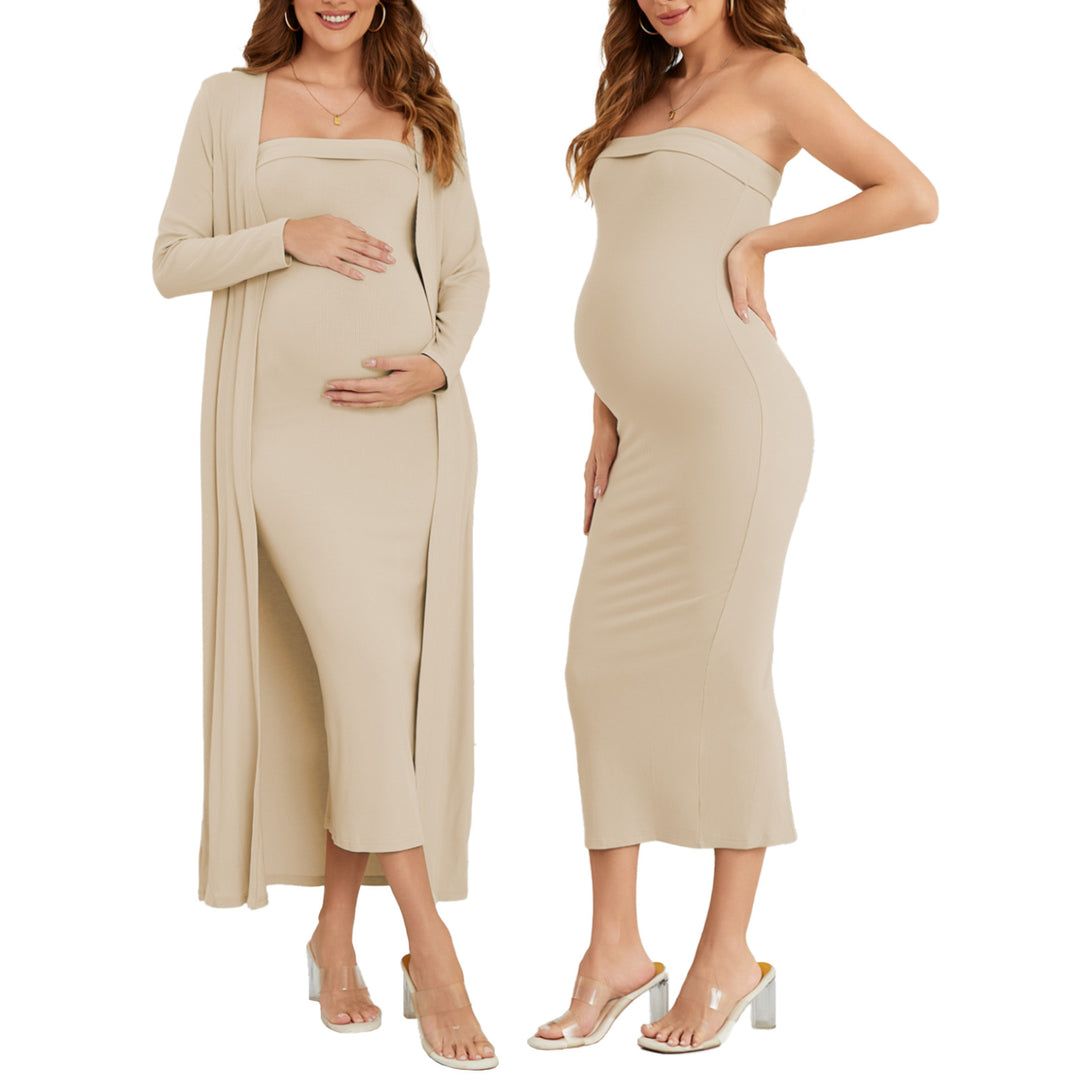 black dress and brown heels Little Black Modest Ponte Dress