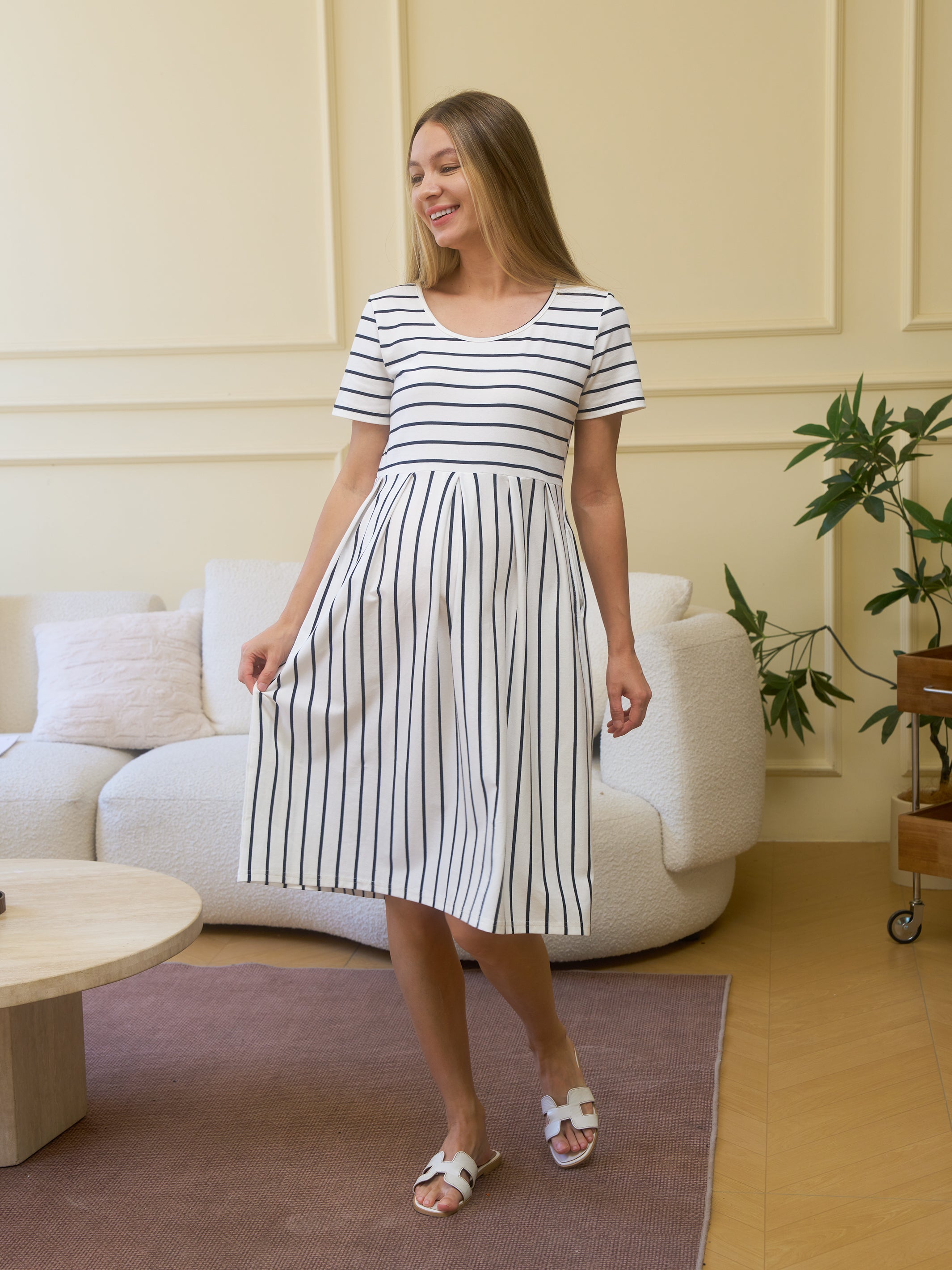 White/Black-Striped