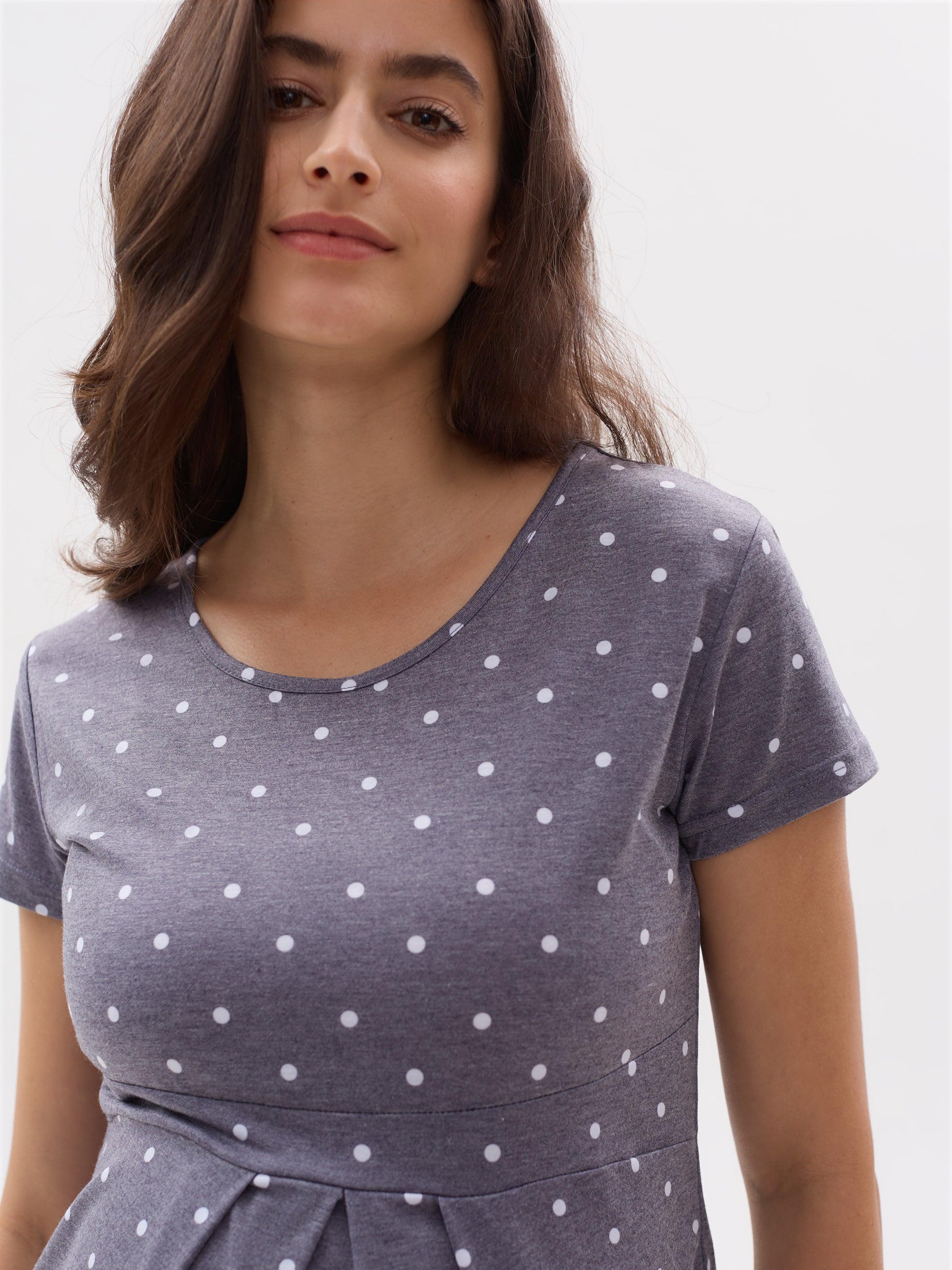 Grey-Polka-Dot