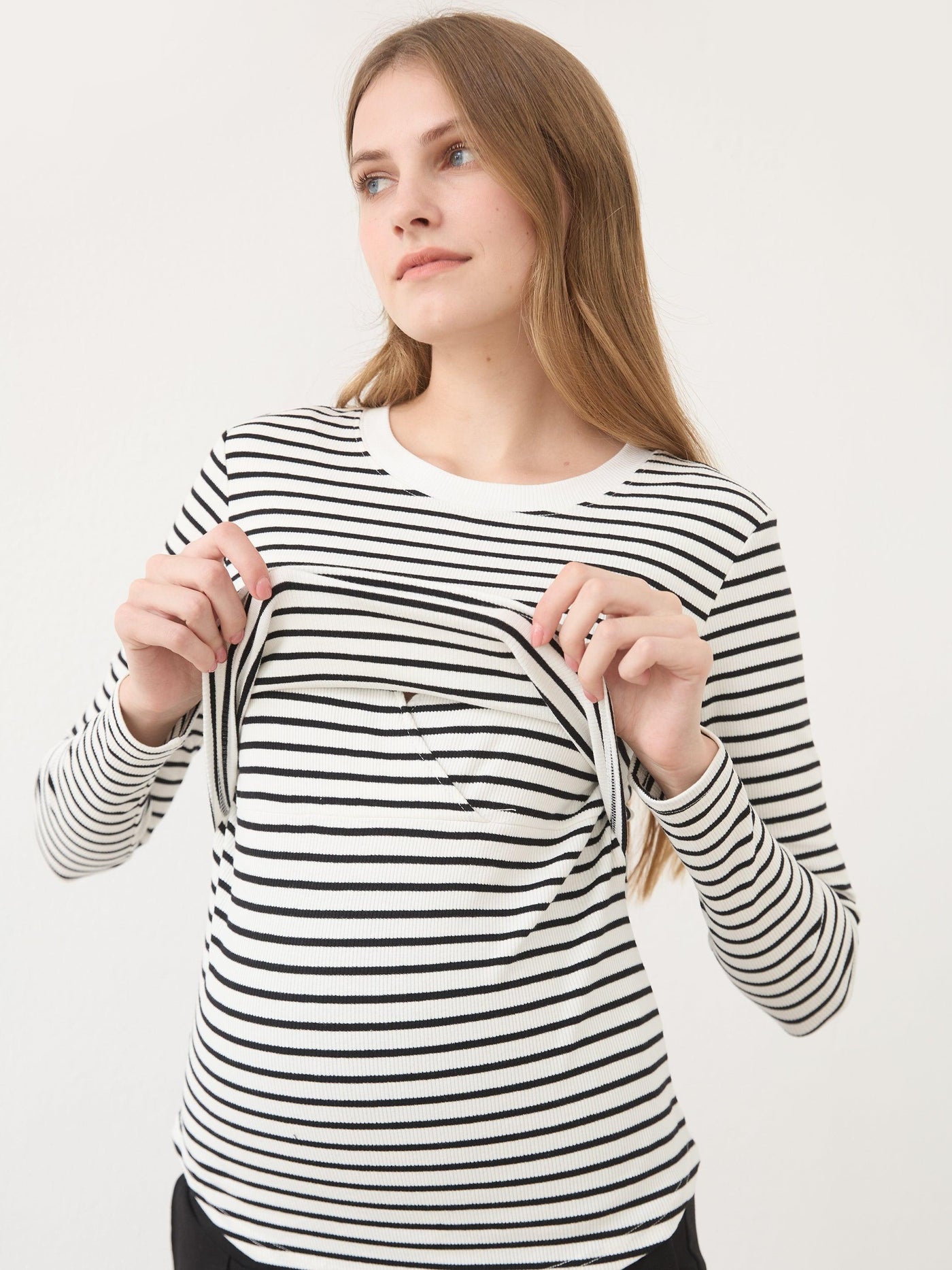 White/Black-Striped